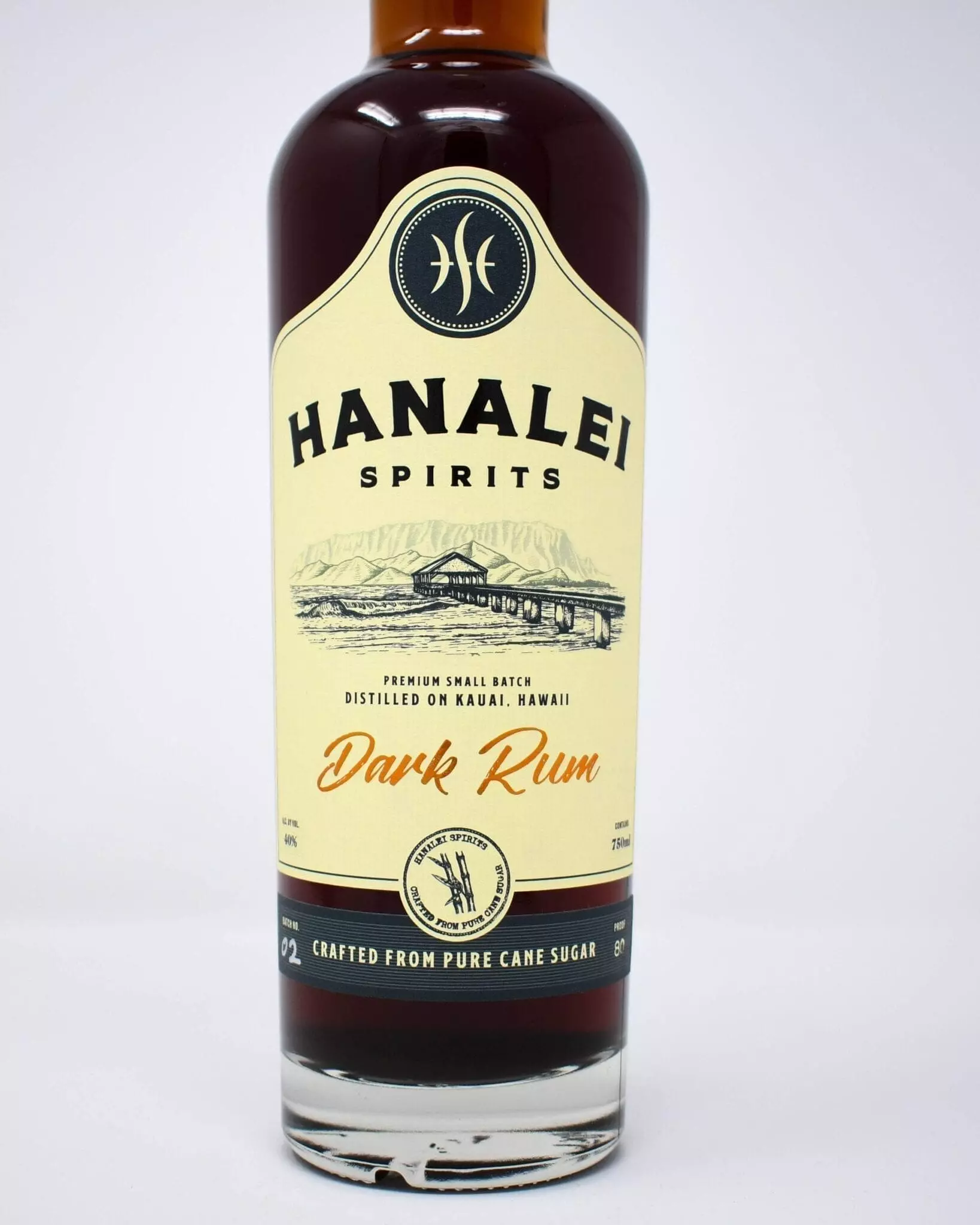 Hanalei Spirits Dark Rum 750ml