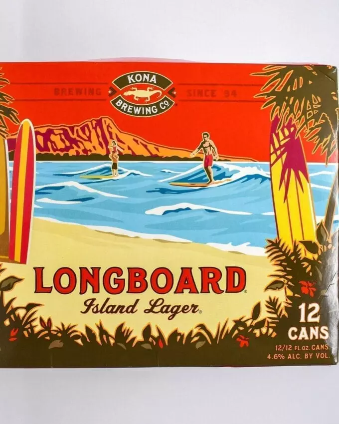Kona Brewing Longboard Island Lager 12 pack Cans