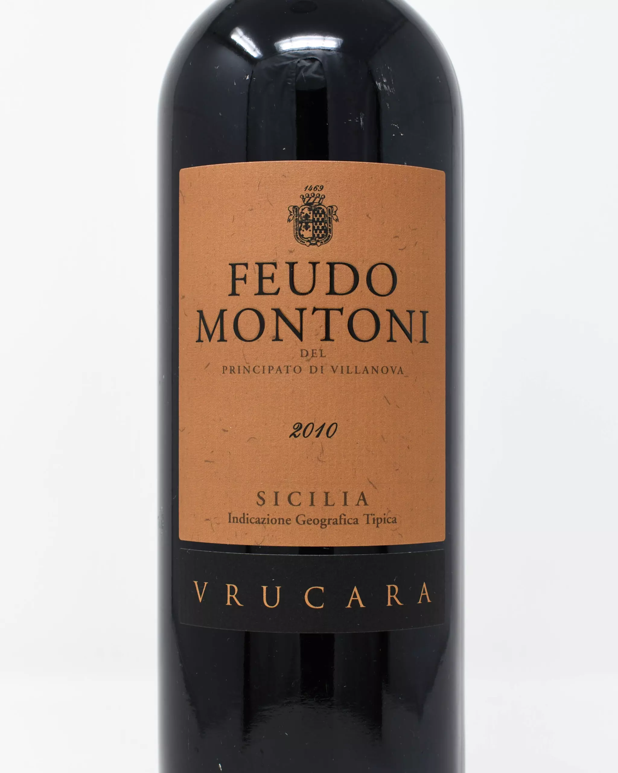 Feudo Montoni, Vrucara, Nero d'Avola, Sicily, Italy 2010