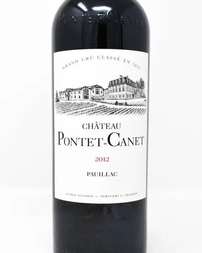 Pontet-Canet Bordeaux 2012