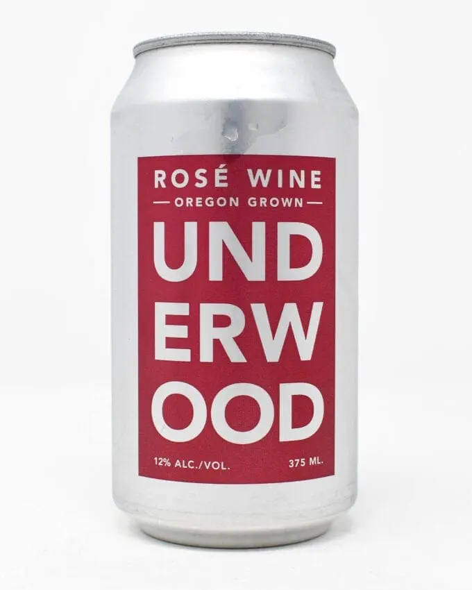 Underwood Rose Wine, Can