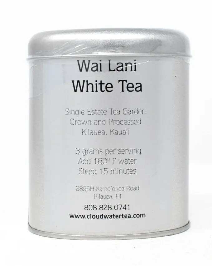 Cloudwater Wai Lani White Tea Tin
