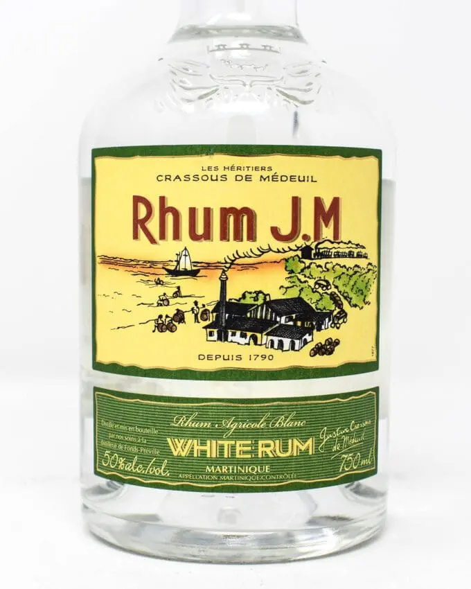 Rhum JM, White Rum from Martinique