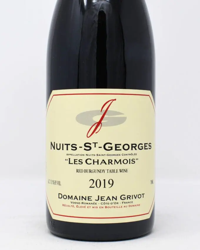 Domaine Jean Grivot, Nuits-Saint-Georges, Les Charmois, Premier Cru 2019