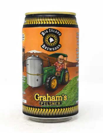 Big Island Brewhaus, Graham’s Pilsner, 12oz Can