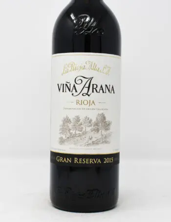 La Rioja Alta, Viña Arana, Rioja Gran Reserva, Spain 2015