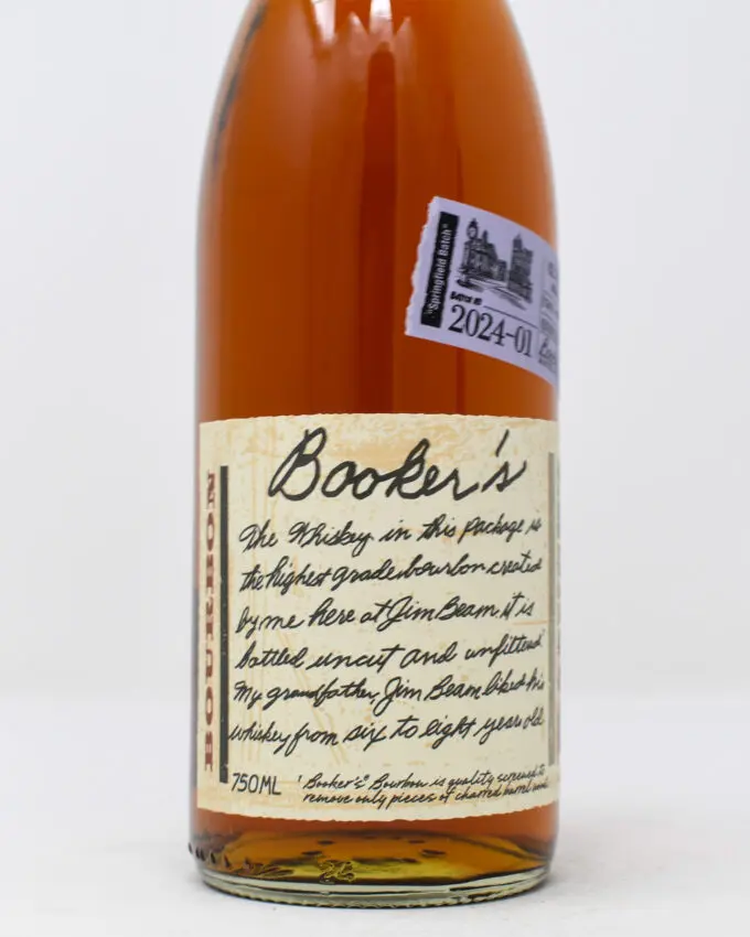 Booker's Bourbon, "Springfield Batch", 2024-01, 750ml