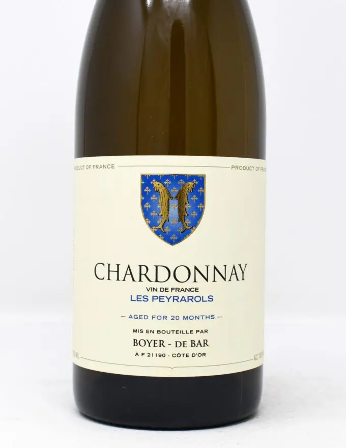 Boyer de Bar, Les Peyrarols, Chardonnay, Vin de France 2020