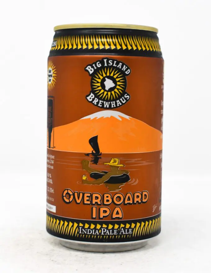 Big Island Brewhaus, Overboard IPA, 12oz Can