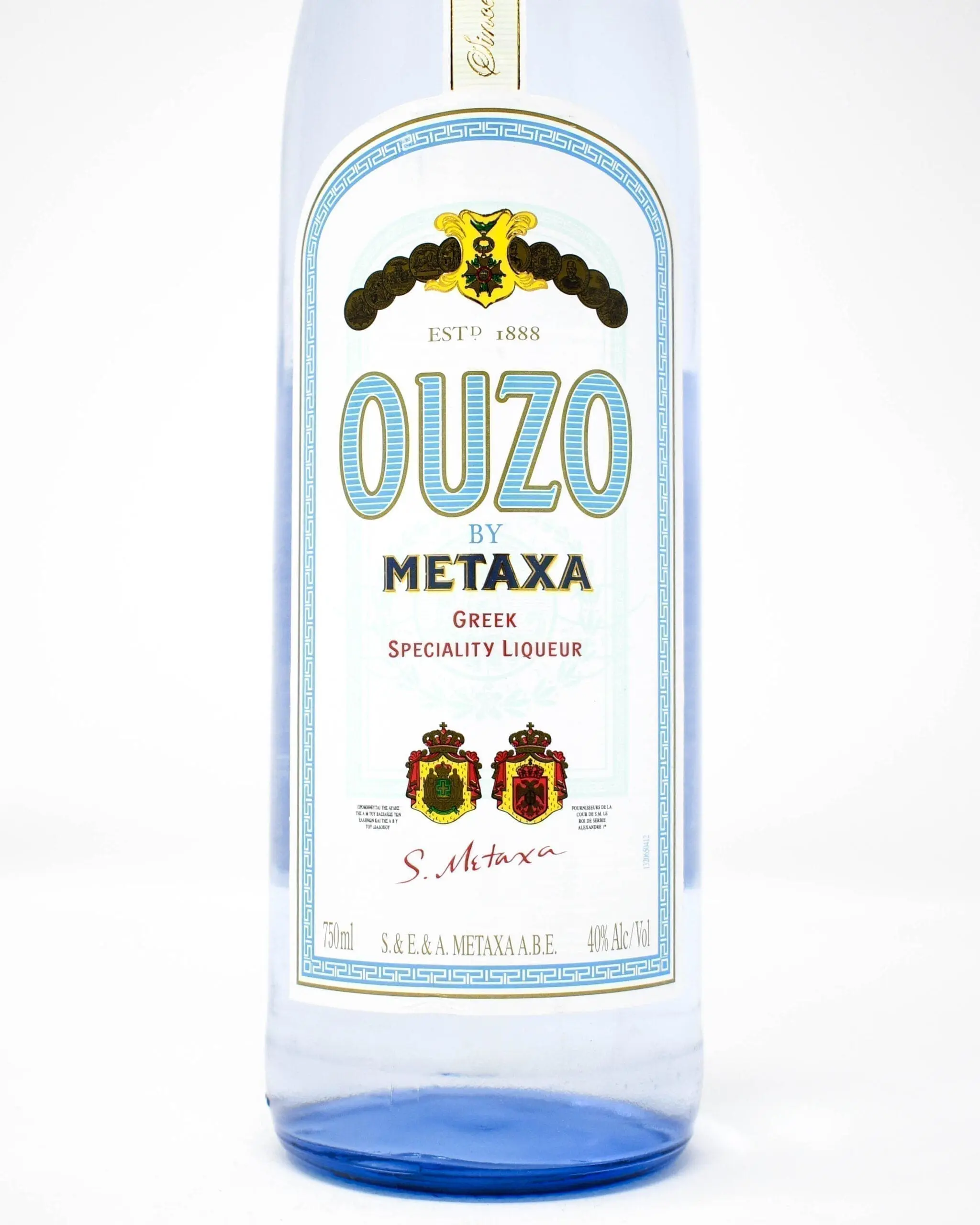 Ouzo by Metaxa, Greek Specialty Liqueur, 750ml