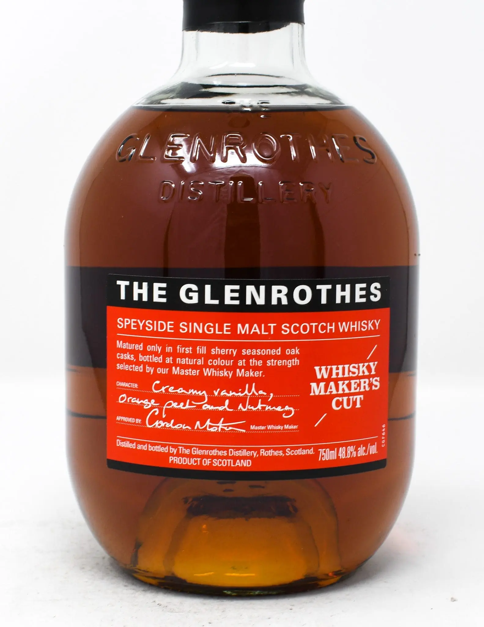 The Glenrothes, Whiskey Maker's Cut, Speyside Single Malt Scotch Whisky, 750ml