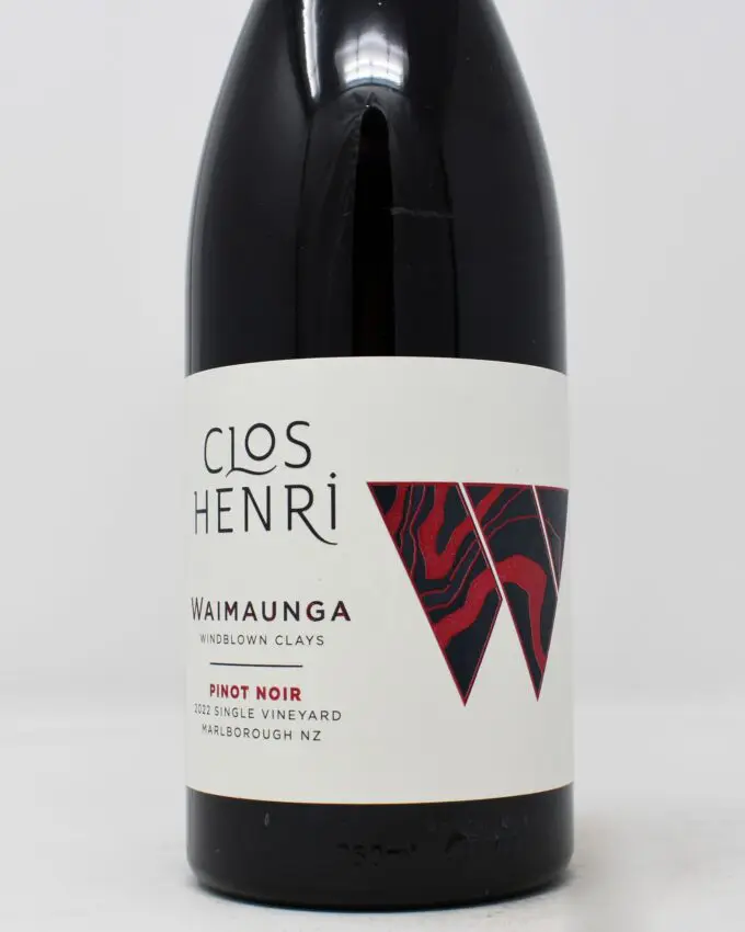 Clos Henri, Waimaunga, Pinot Noir, Marlborough, New Zealand, 2022