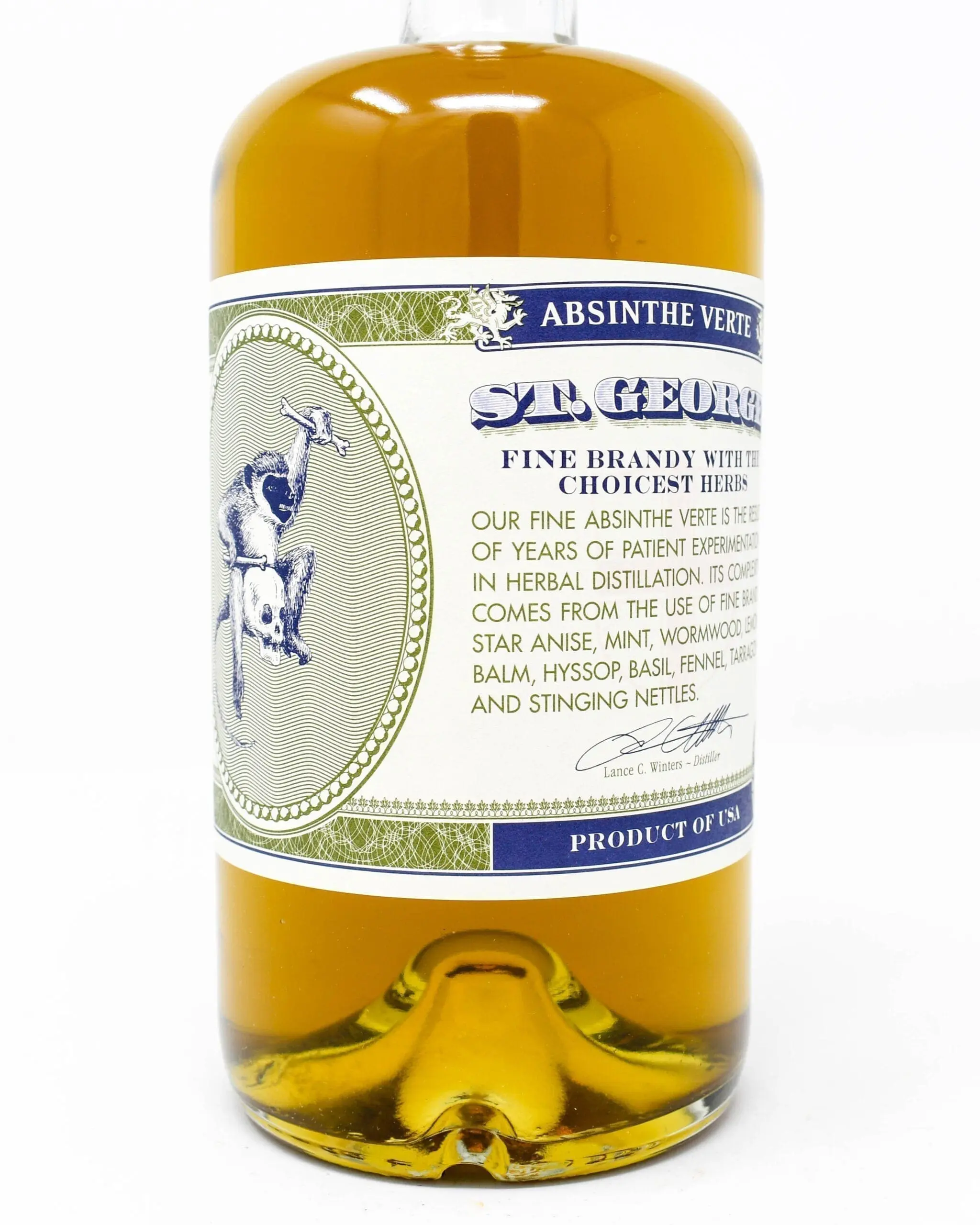 St. George Absinthe Verte, 750ml