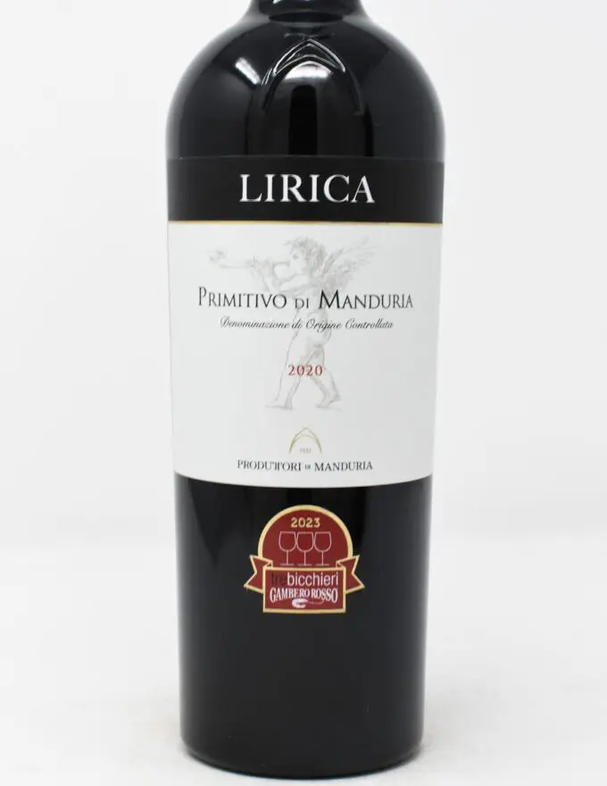 Produttori di Manduria, Lirica, Primitivo di Manduria, Apulia, Italy 2020