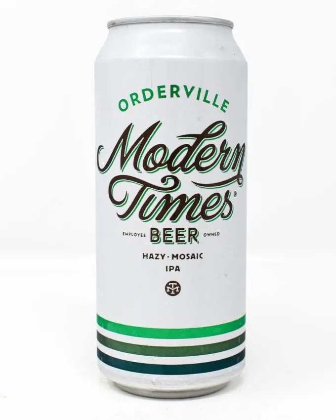 Modern Times Beer, Orderville, Hazy IPA, 12oz Can