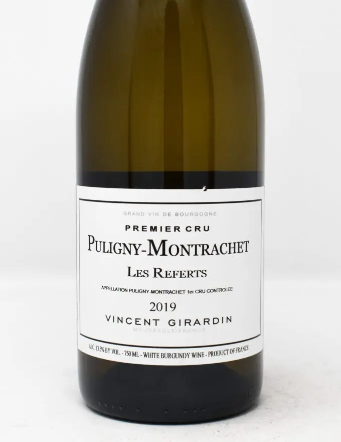 Vincent Girardin, Puligny-Montrachet, Les Referts, Premier Cru 2019