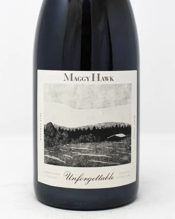Maggy Hawk, Unforgettable, Pinot Noir, Anderson Valley 2018