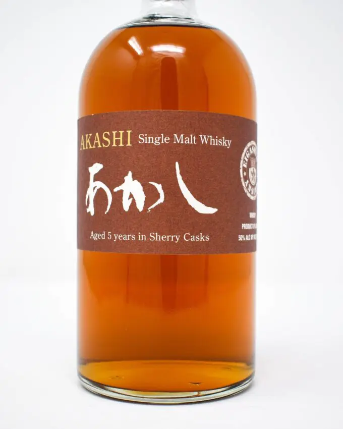 Akashi, Single Malt Whisky, Aged 5 years in Sherry Casks