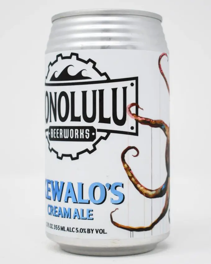 Honolulu Beerworks, Kewalo's Cream Ale, 12oz Can