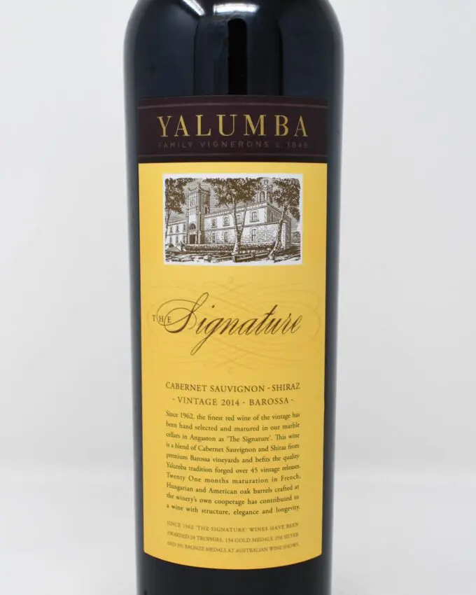 Yalumba, The Signature, Cabernet Sauvignon-Shiraz, Barossa, Australia 2018
