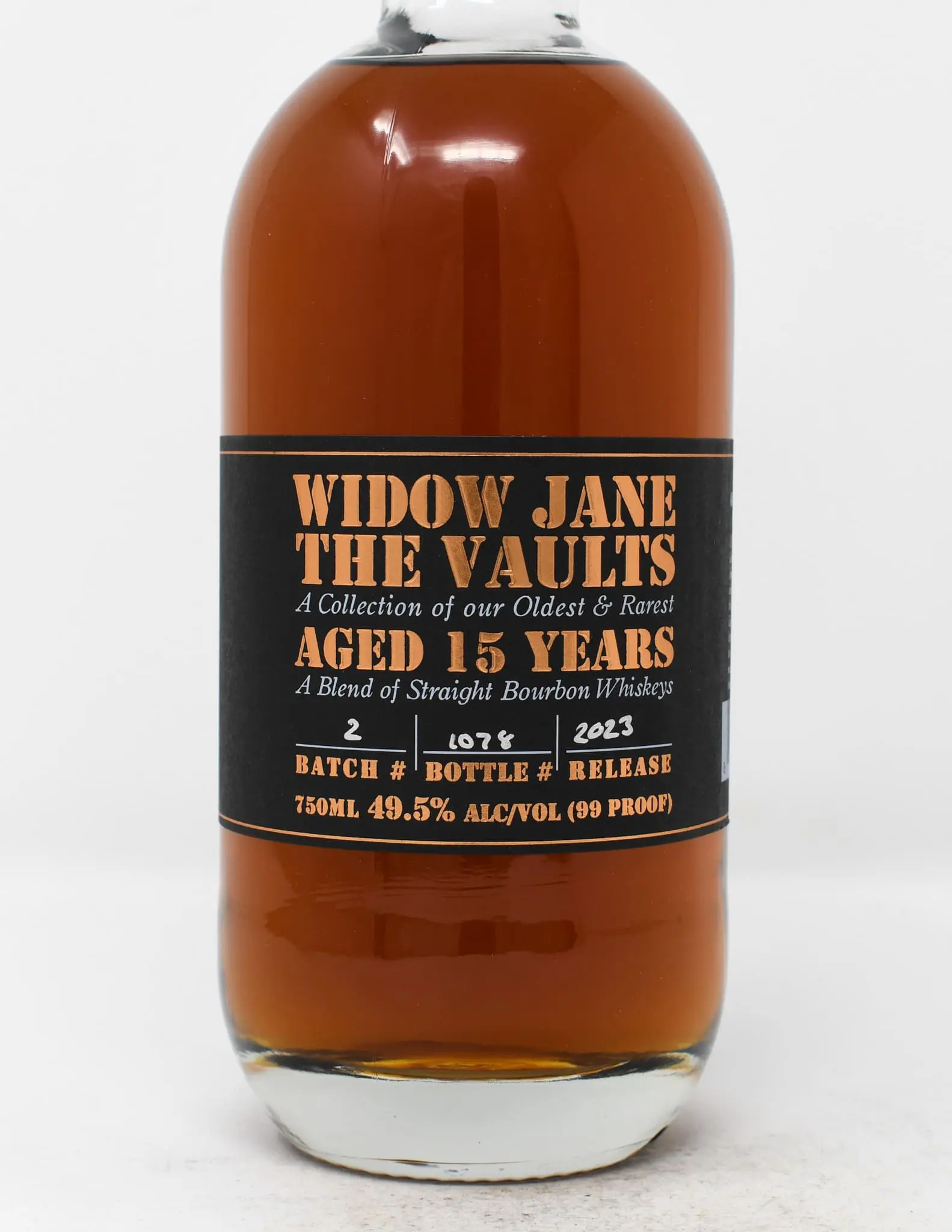 Widow Jane, The Vaults, Aged 15 Years, Bourbon, 750ml