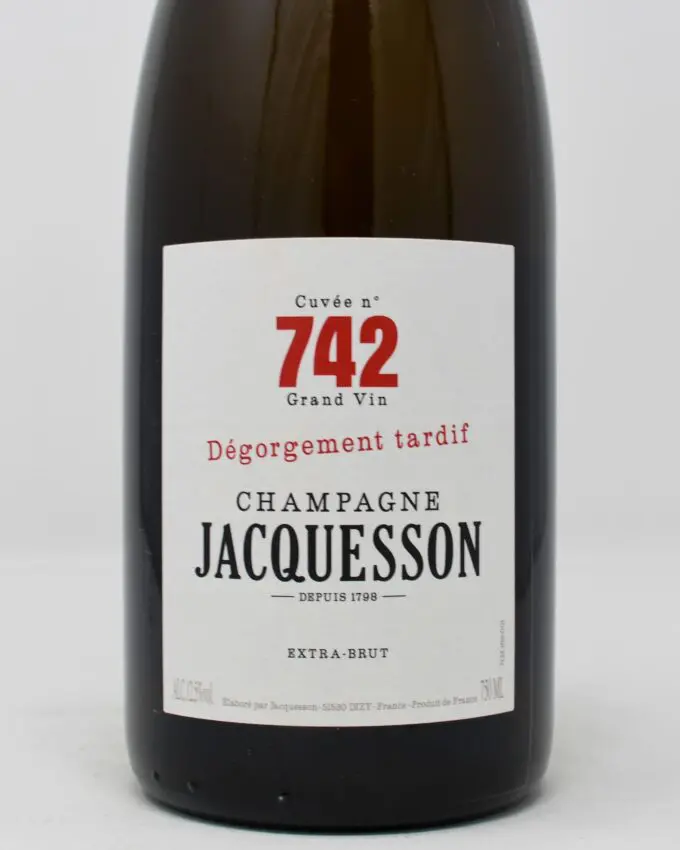 Champagne Jacquesson, Cuvée No. 742 Dégorgement Tardif, Extra-Brut , NV
