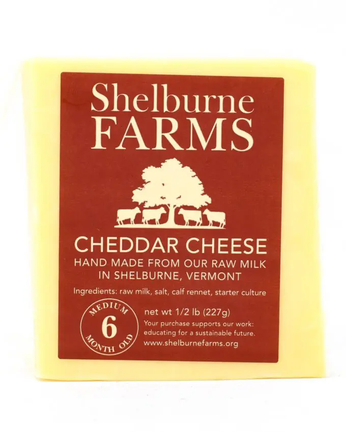 Shelburne Farms, 6 Month Cheddar, 8oz