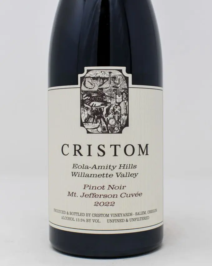 Cristom, Pinot Noir, Mt Jefferson Cuvee, Willamette Valley 2023