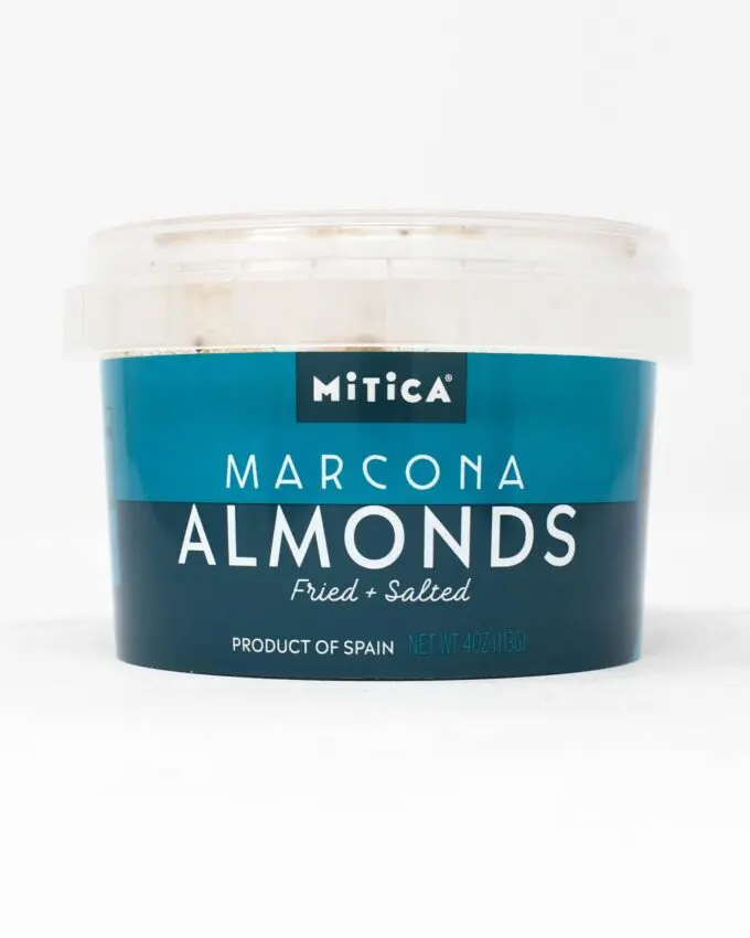 Mitica, Marcona Almonds, 4oz Tub