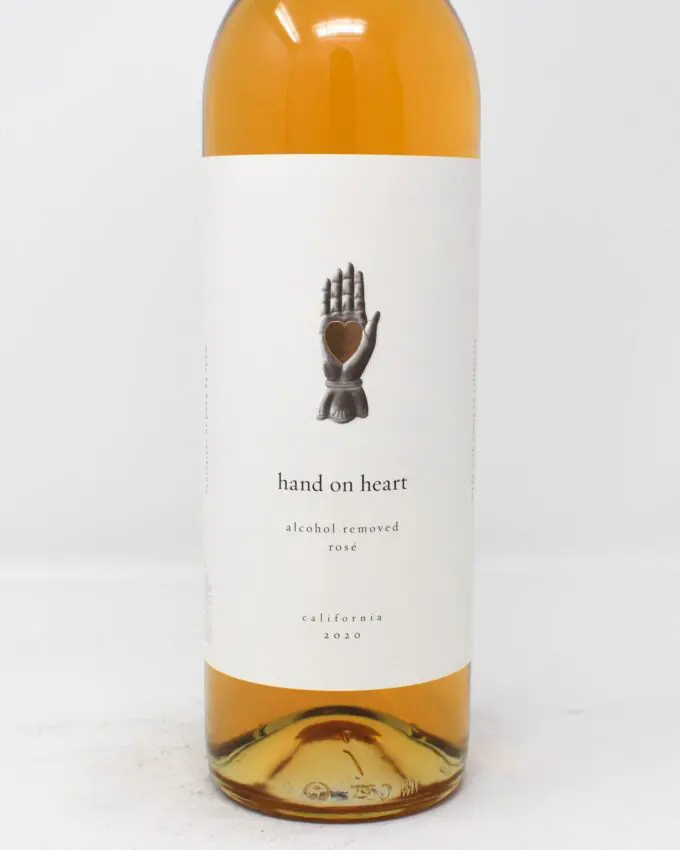 Hand on Heart, Alcohol Removed Rose, California