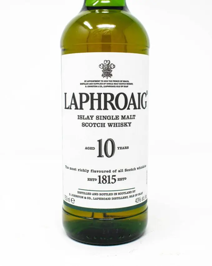 Laphroaig, 10 Year Old, Islay Single Malt Scotch Whiskey, 750ml