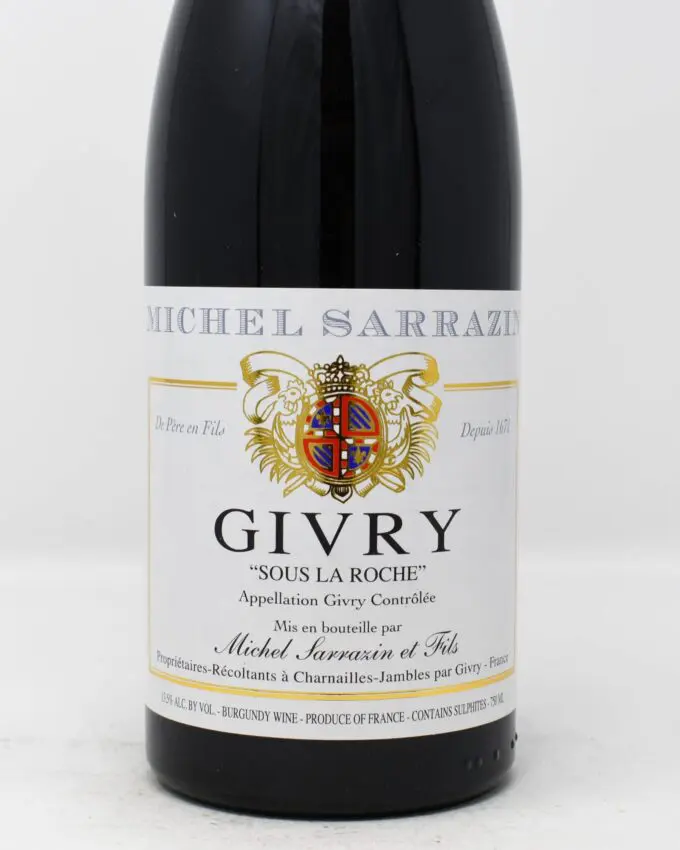 Michel Sarrazin et Fils, Givry, Sous la Roche 2020