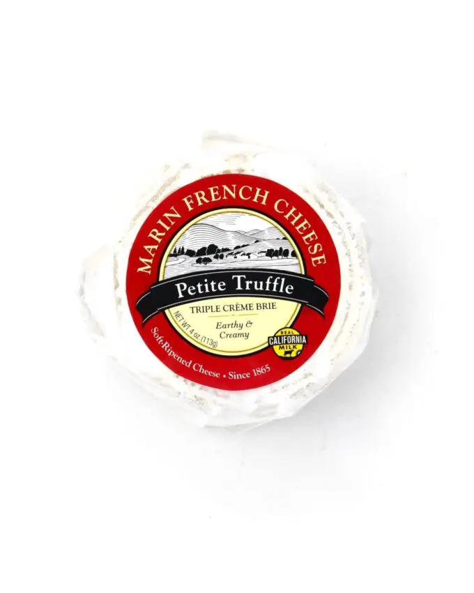 Marin French Cheese, Petite Truffle, Triple Creme Brie, 4oz