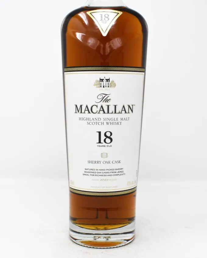 The Macallan, 18 Years Old, Sherry Oak, 2024 Release, 750ml
