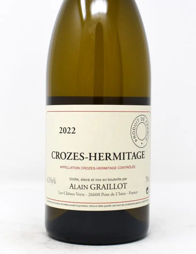 Alain Graillot, Crozes-Hermitage Blanc, France 2022