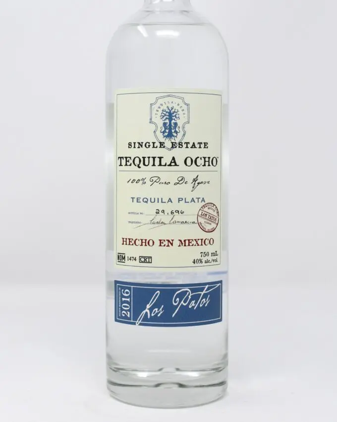 Tequila Ocho, Plata, 750ml