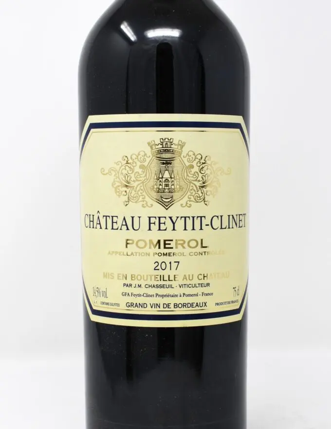 Chateau Feytit-Clinet, Pomerol, Bordeaux 2017