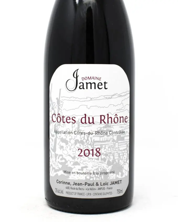 Domaine Jamet, Cotes du Rhone, France 2019