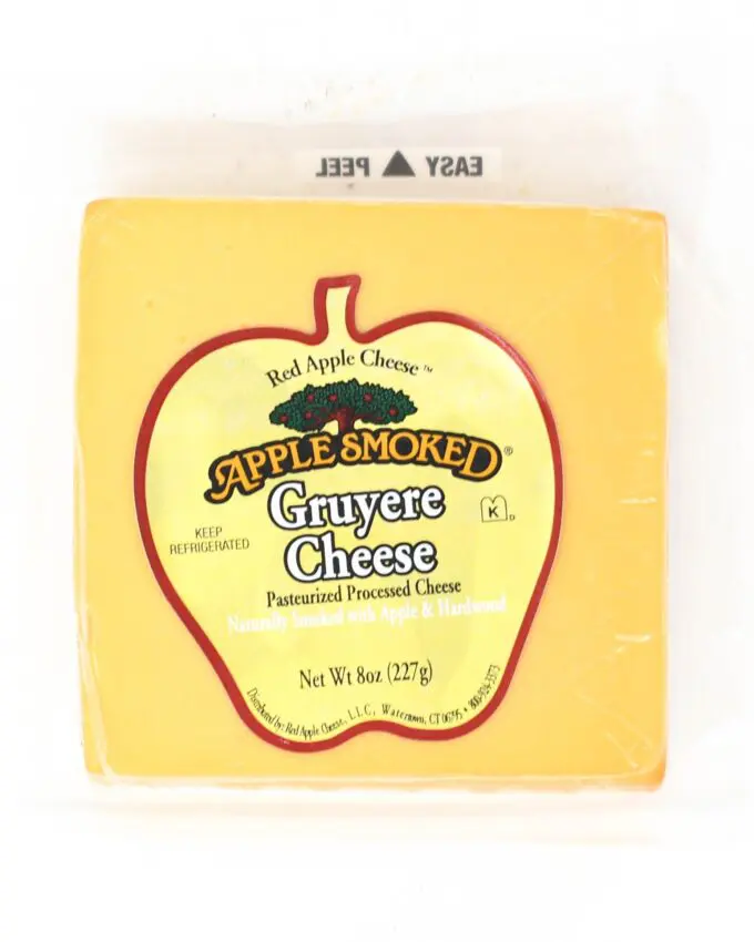 Red Apple Cheese, Apple Smoked Gruyere Cheese, 8oz