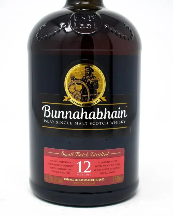 Bunnahabhain 12yr, Islay Single Malt Scotch Whisky, 750ml
