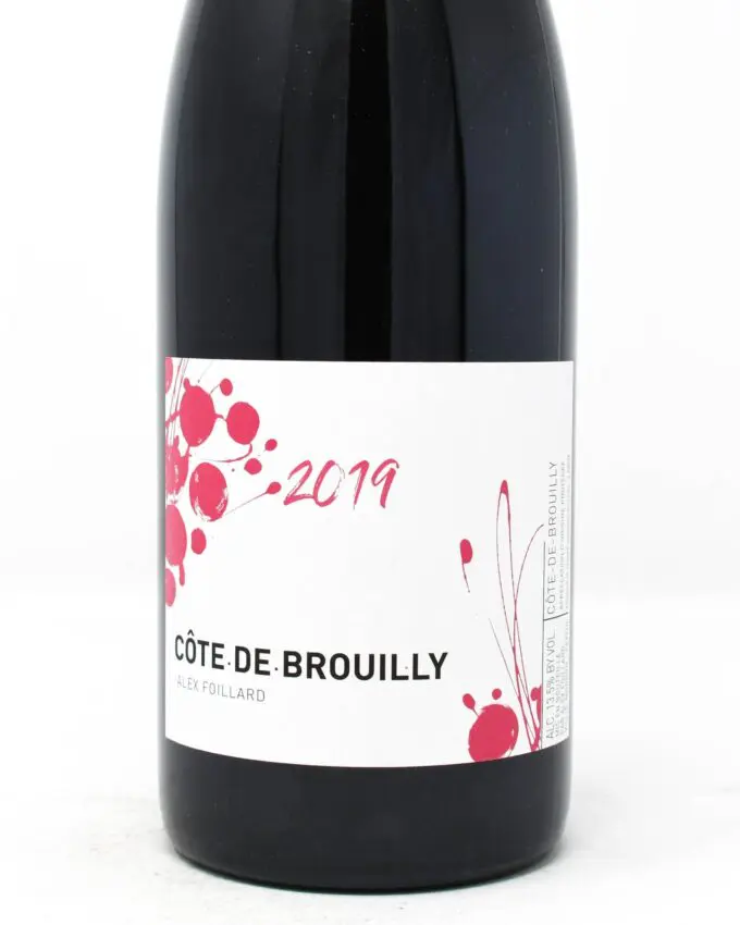 Alex Foillard, Côte de Brouilly, Cru Beaujolais, France 2019