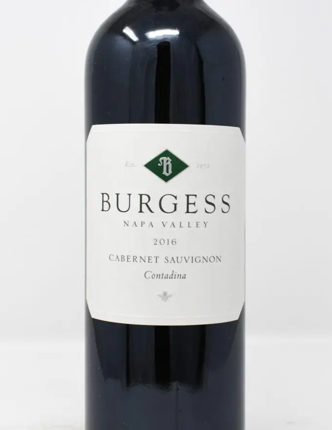 Burgess, Contadina, Cabernet Sauvignon, Napa Valley 2016