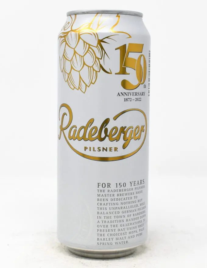 Radeberger, Pilsner, 16oz Can