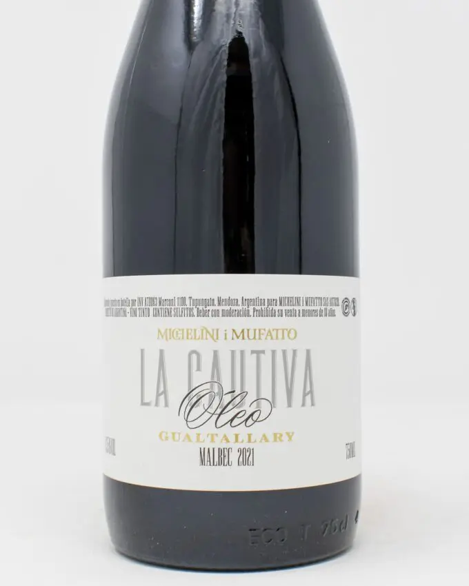 Michelini i Mufatto, La Cautiva, Malbec, Mendoza, Argentina 2021