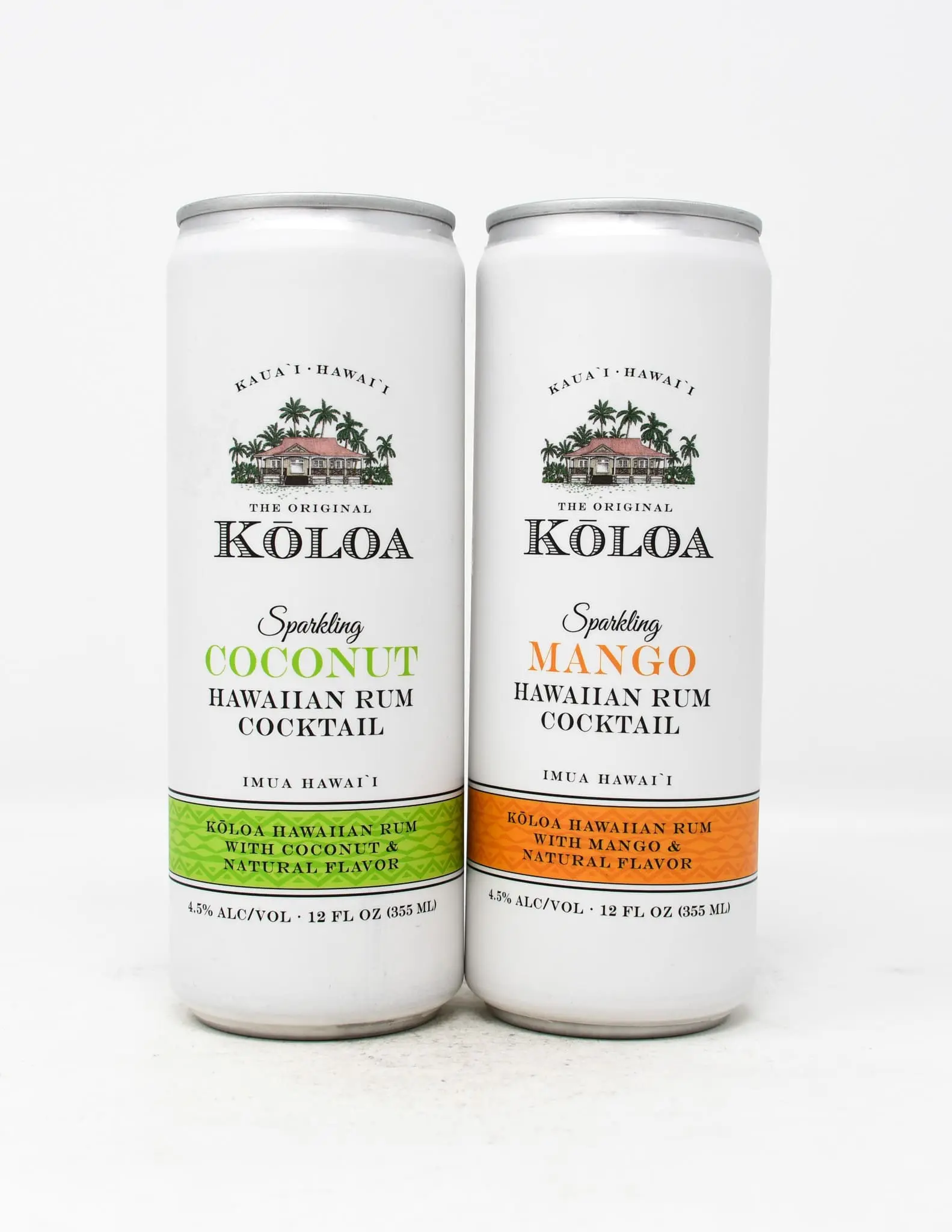 Kōloa Sparkling Hawaiian Rum Cocktail, 12oz Can