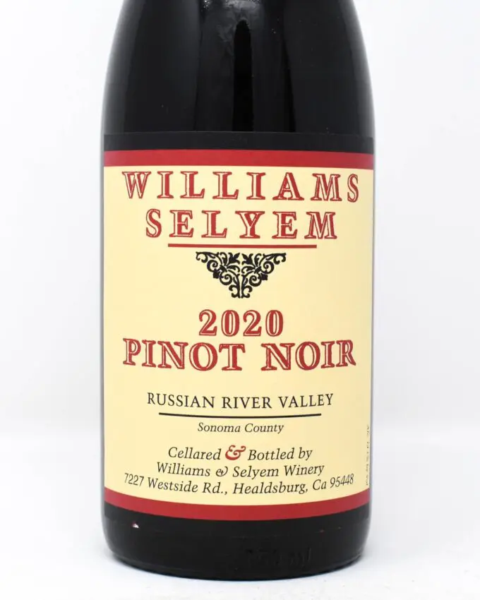 Williams Selyem, Pinot Noir, Russian River Valley 2020