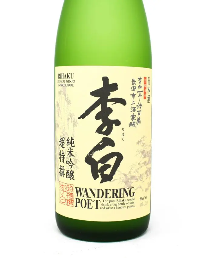 Rihaku, Wandering Poet, Junmai Ginjo, 720ml