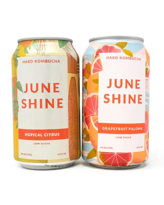 JuneShine Mango Daydream Hard Kombucha, 12oz Can