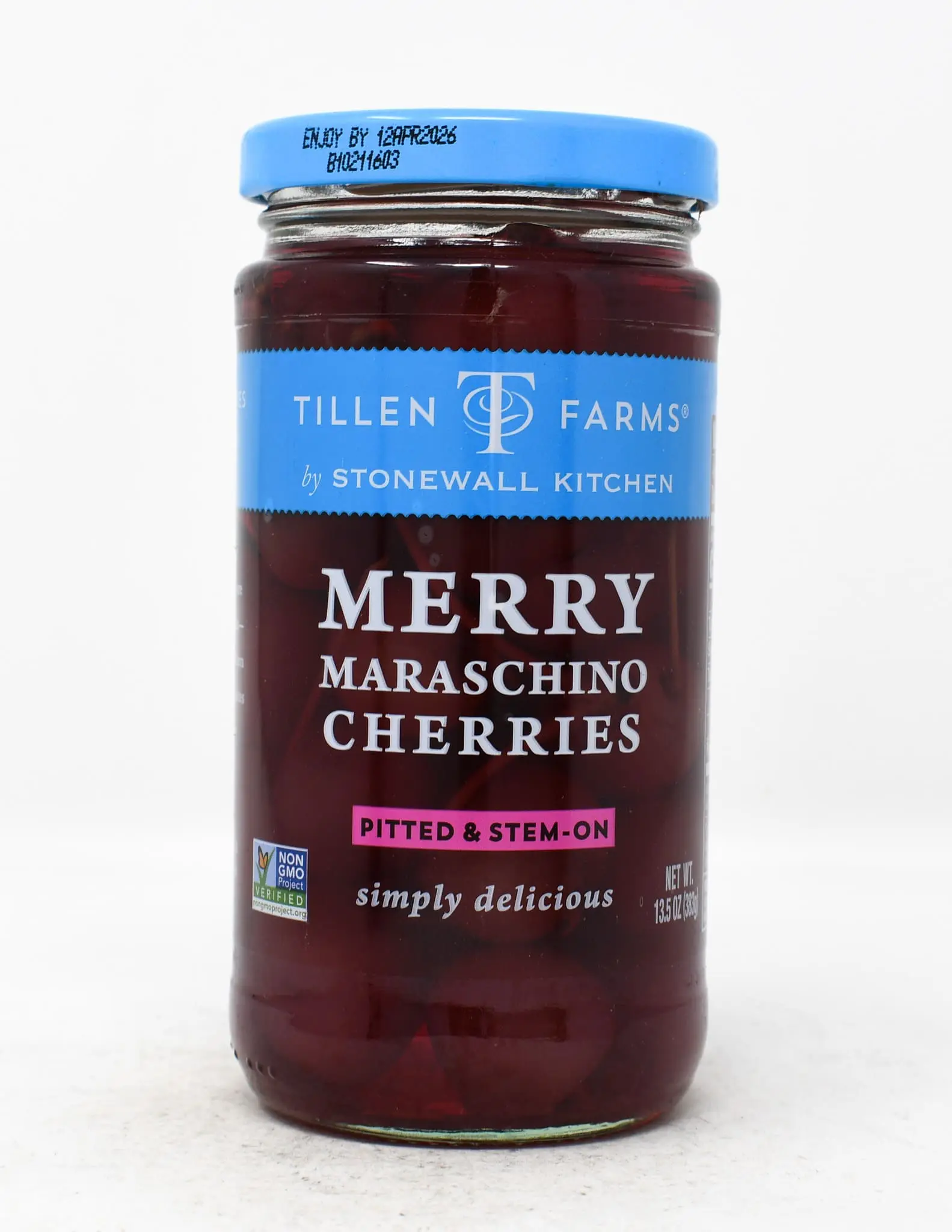 Tillen Farms, Merry Maraschino Cherries, 13.5oz