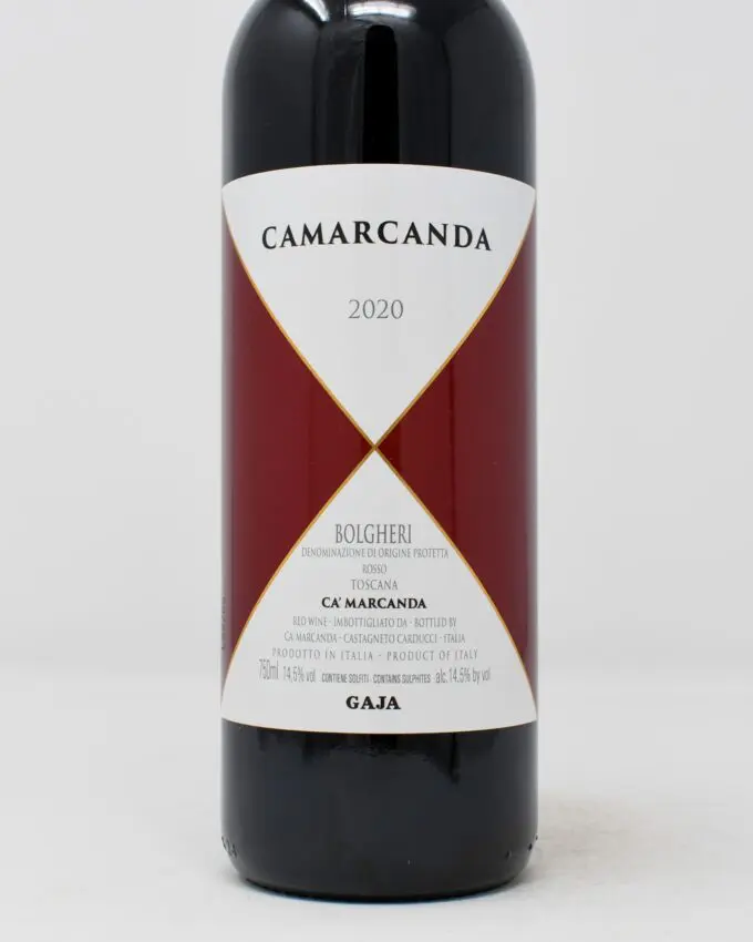 Ca'marcanda, Camarcanda, Bolgheri Rosso, Tuscany, Italy 2020